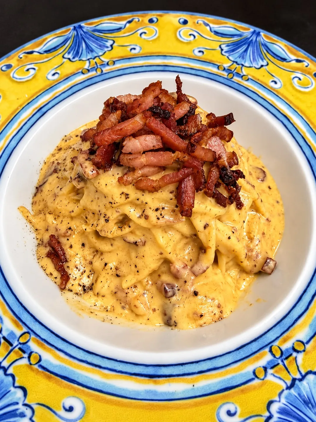 Carbonara at Milano Italian Restaurant in Las Vegas